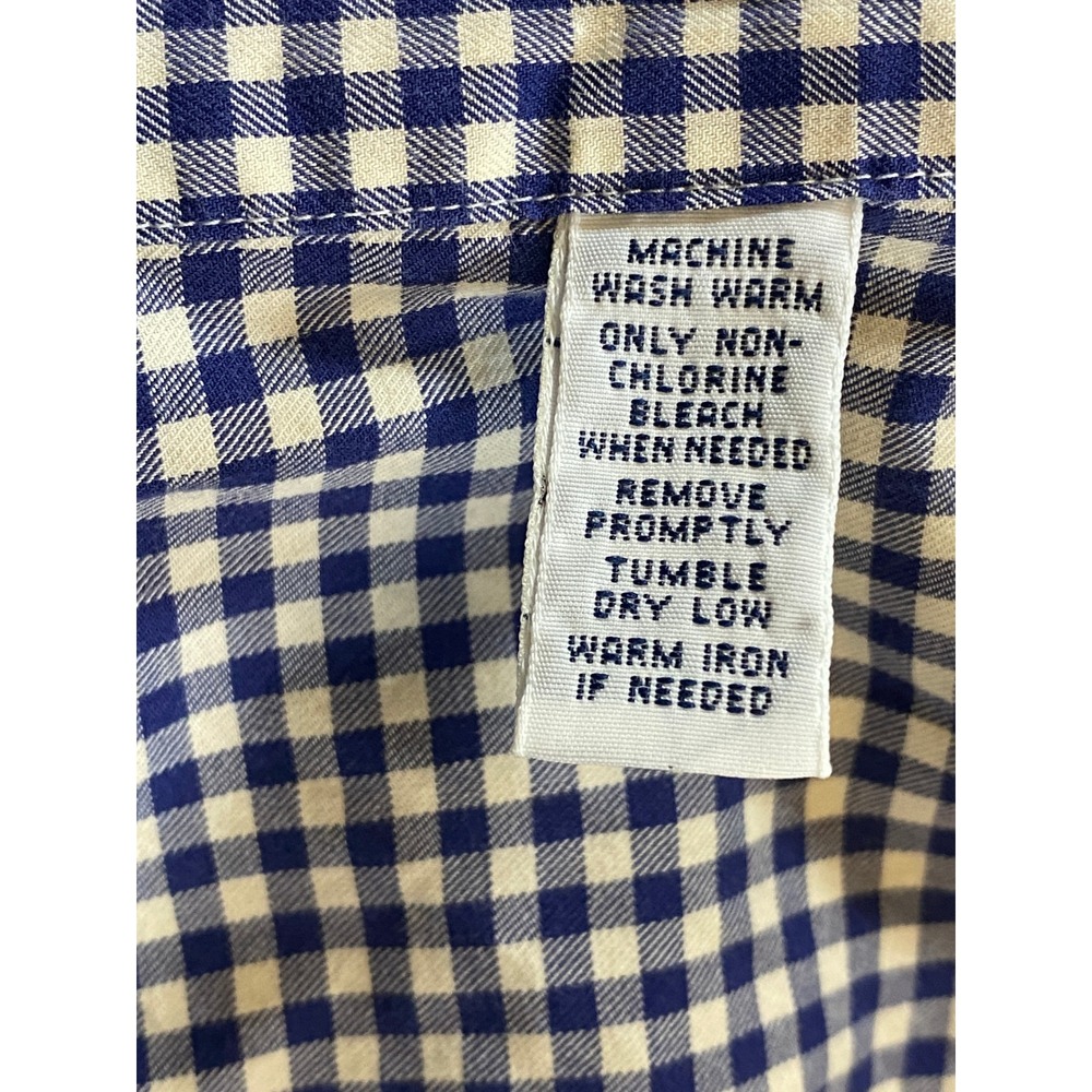 Ralph Lauren Men's Classic Fit Gingham Button Down Shirt Red Pony Logo Size M - Picture 5 of 9